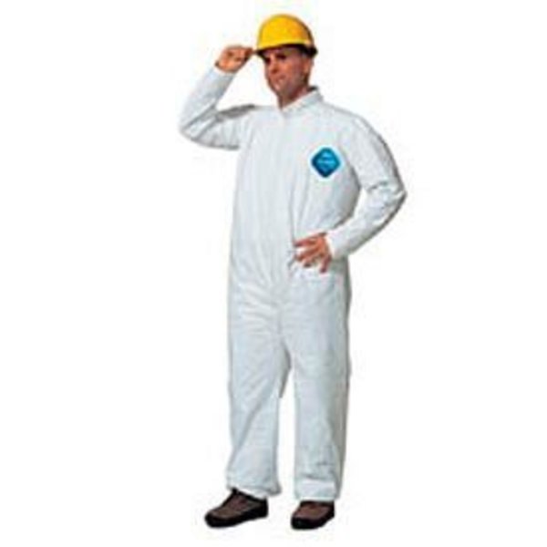 Impact Products Tyvek Disposable Coverall with Open Ended WristsAnkles, M, Case Of 25 TY120SWHMD002500